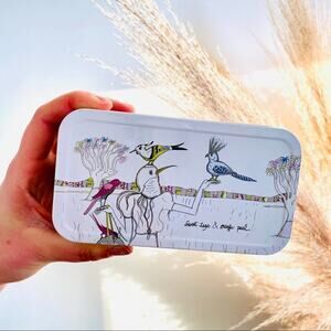 NEW ANTHROPOLOGIE SABON Sage Orange Exfoliating Bath Bar Vegan Soap Gift Tin